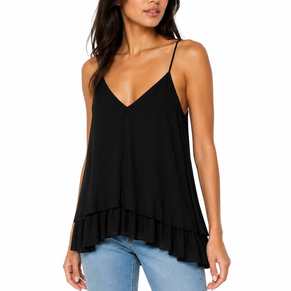 Beautiful People Black Silk Cami Size Small